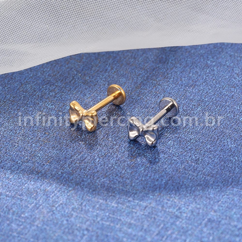Piercing Labret Titânio Laço