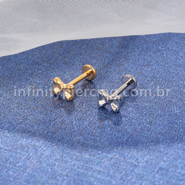 Piercing Labret Titânio Laço