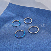 Piercing Argola Titânio Segmento Articulado