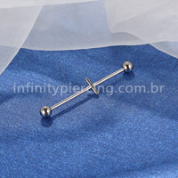 Piercing Transversal Rosca Interna Titânio Zircônia