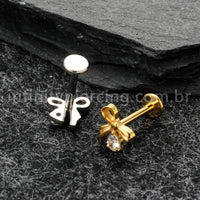Piercing Labret Titânio Laço
