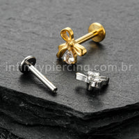 Piercing Labret Titânio Laço