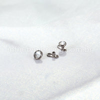 Piercing Microdermal Titânio Swarovski
