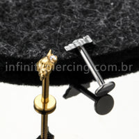 Piercing Labret Titânio Concha