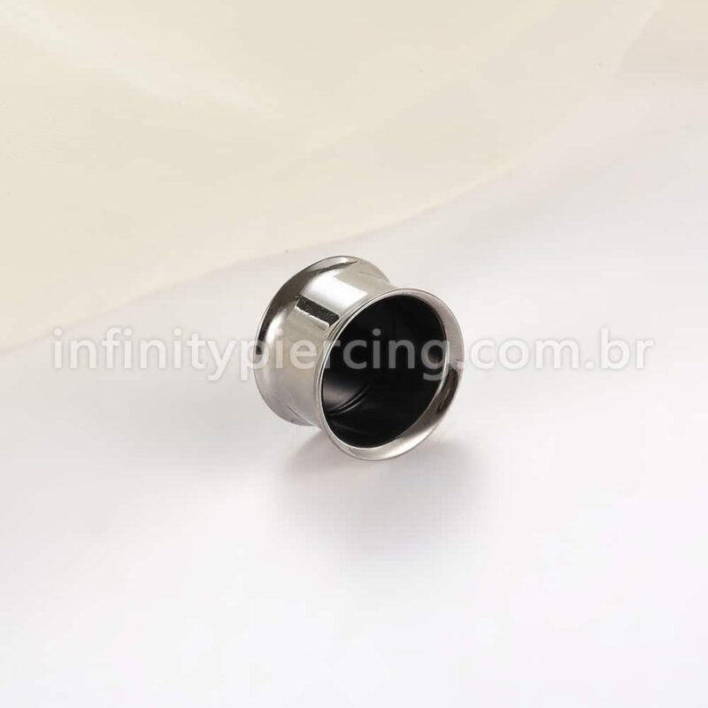 Alargador Aço Cirúrgico Resina Preto/Dourado