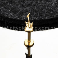 Piercing Labret Titânio Guitarra