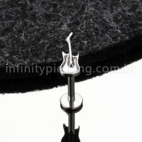 Piercing Labret Titânio Guitarra