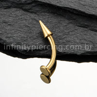 Piercing Banana Titânio Floating Spike