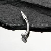 Piercing Banana Titânio Floating Spike