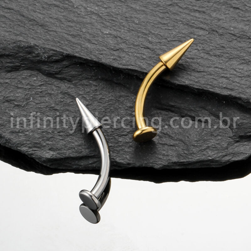 Piercing Banana Titânio Floating Spike