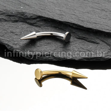 Piercing Banana Titânio Floating Spike