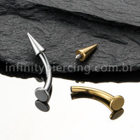 Piercing Banana Titânio Floating Spike
