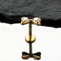 Piercing Labret Titânio Laço
