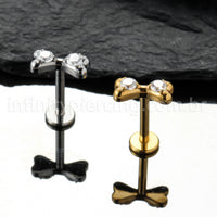 Piercing Labret Titânio Laço