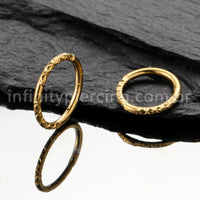 Piercing Argola Titânio Detalhada