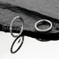 Piercing Argola Titânio Detalhada