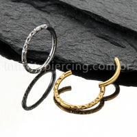 Piercing Argola Titânio Detalhada