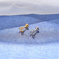 Piercing Labret Titânio Ancora