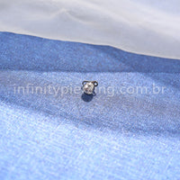 Piercing Microdermal Titânio Zircônia