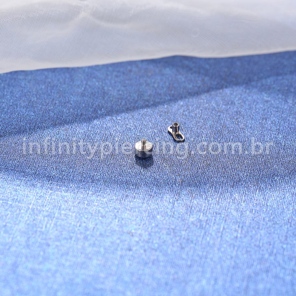 Piercing Microdermal Titânio Zircônia
