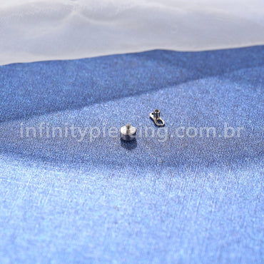 Piercing Microdermal Titânio Zircônia