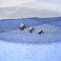 Piercing Microdermal Titânio Zircônia