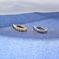 Piercing Argola Para Umbigo Titânio Zircônia