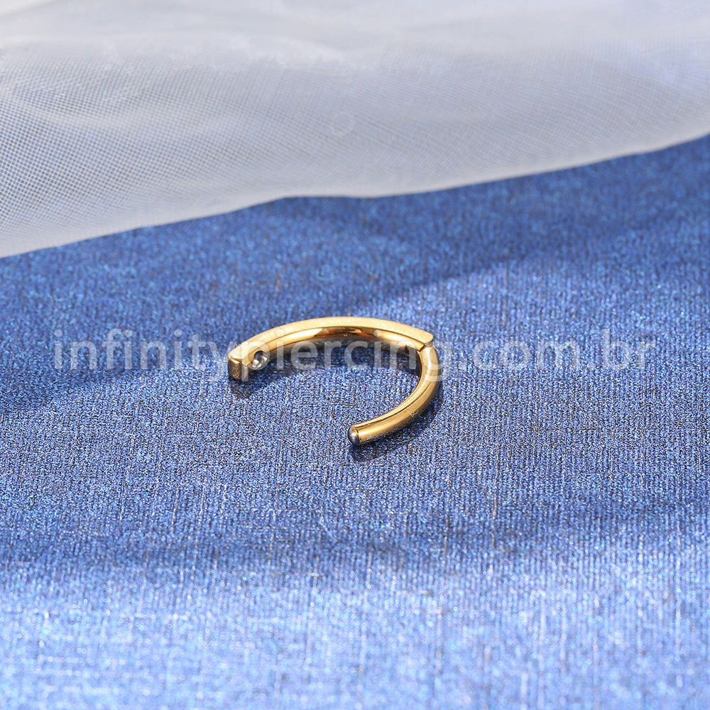 Piercing Argola Para Umbigo Titânio Zircônia