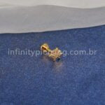Piercing Labret Titânio Folha