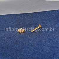 Piercing Labret Titânio Folha