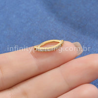 Piercing Argola Para Umbigo Titânio Zircônia
