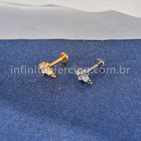 Piercing Argola Titânio Lisa 1.2X8 10339
