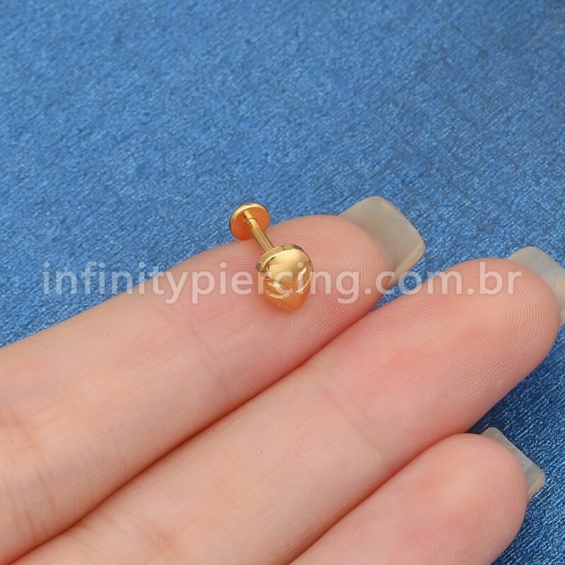 Piercing Labret Titânio E.T