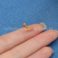 Piercing Labret Titânio Morcego
