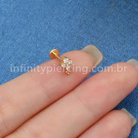Piercing Argola Titânio Lisa 1.2X8 10339