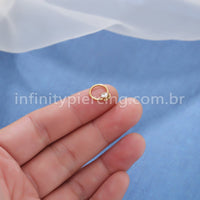 Piercing Captive Titânio Indiano Zircônia