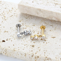 Piercing Labret Titânio G23 Premium com Design Minimalista e Sofisticado