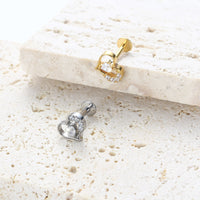Piercing Labret Titânio G23 Joia Minimalista e Elegante