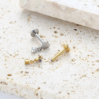 Piercing Labret Titânio G23 com Design Elegante e Personalidade Única