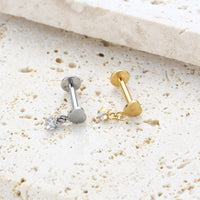 Piercing Labret Titânio G23 com Design Elegante e Personalidade Única