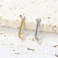Piercing de Umbigo Titânio G23 Premium com Design Feminino Sofisticado