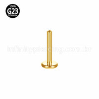 Haste Para Labret Titânio