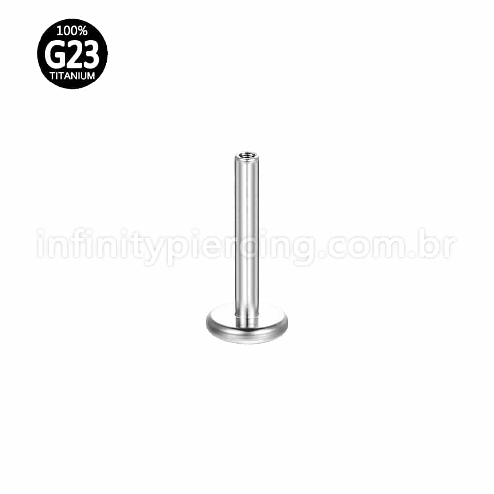 Haste Para Labret Titânio