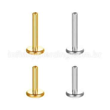 Haste Para Labret Aço Cirúrgico
