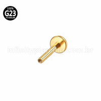 Haste Para Labret Titânio