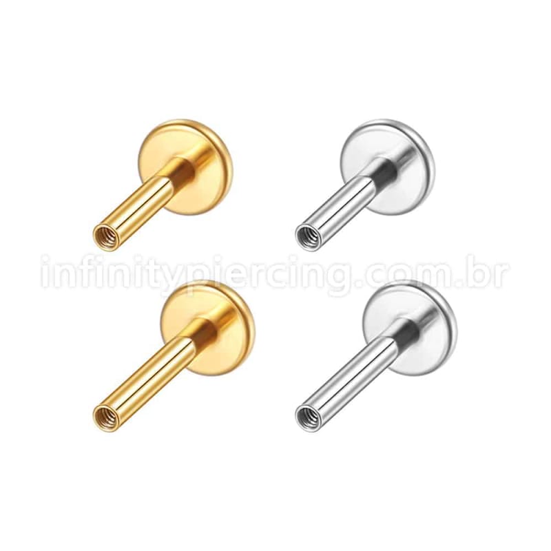 Haste Para Labret Aço Cirúrgico