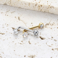 Piercing de Umbigo Titânio G23 Premium com Design Feminino Sofisticado