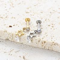 Piercing Labret Feminino com Design Delicado e Estilo Moderno