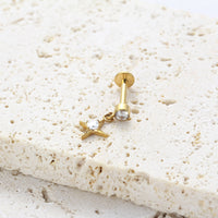 Piercing Labret Titânio G23 Hipoalergênico com Estilo Contemporâneo