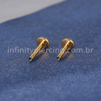 Haste Para Labret Titânio